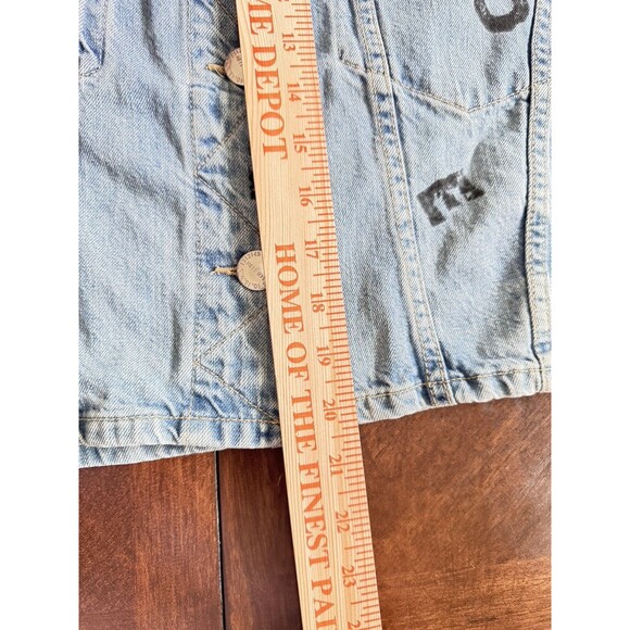 Current Elliott Jean Jacket Baby Trucker Cropped Size 0 (US size 2) msrp $328 - Picture 8 of 10